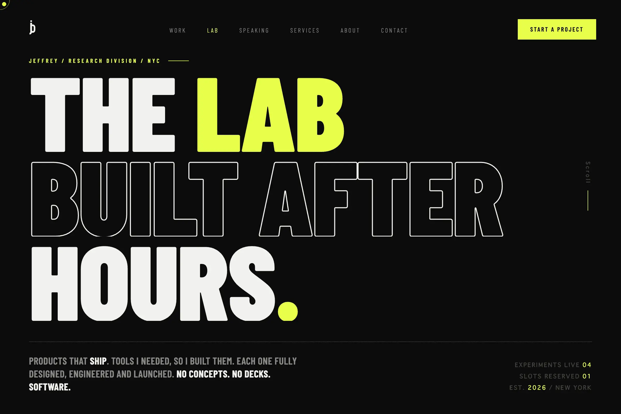 Jeffrey's LAB