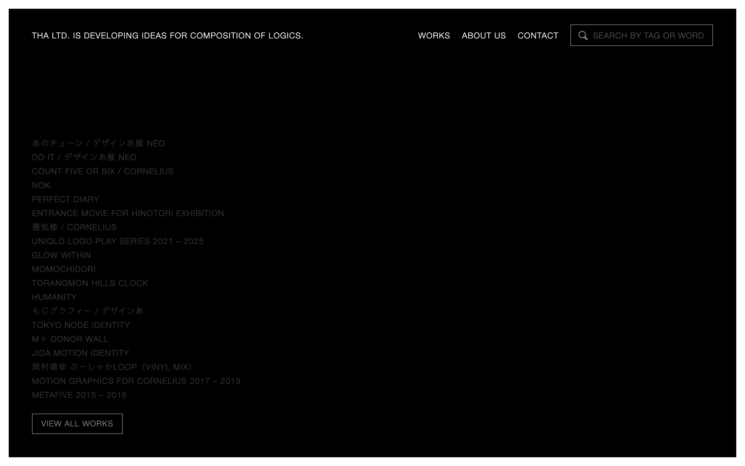 tha ltd. — full page screenshot